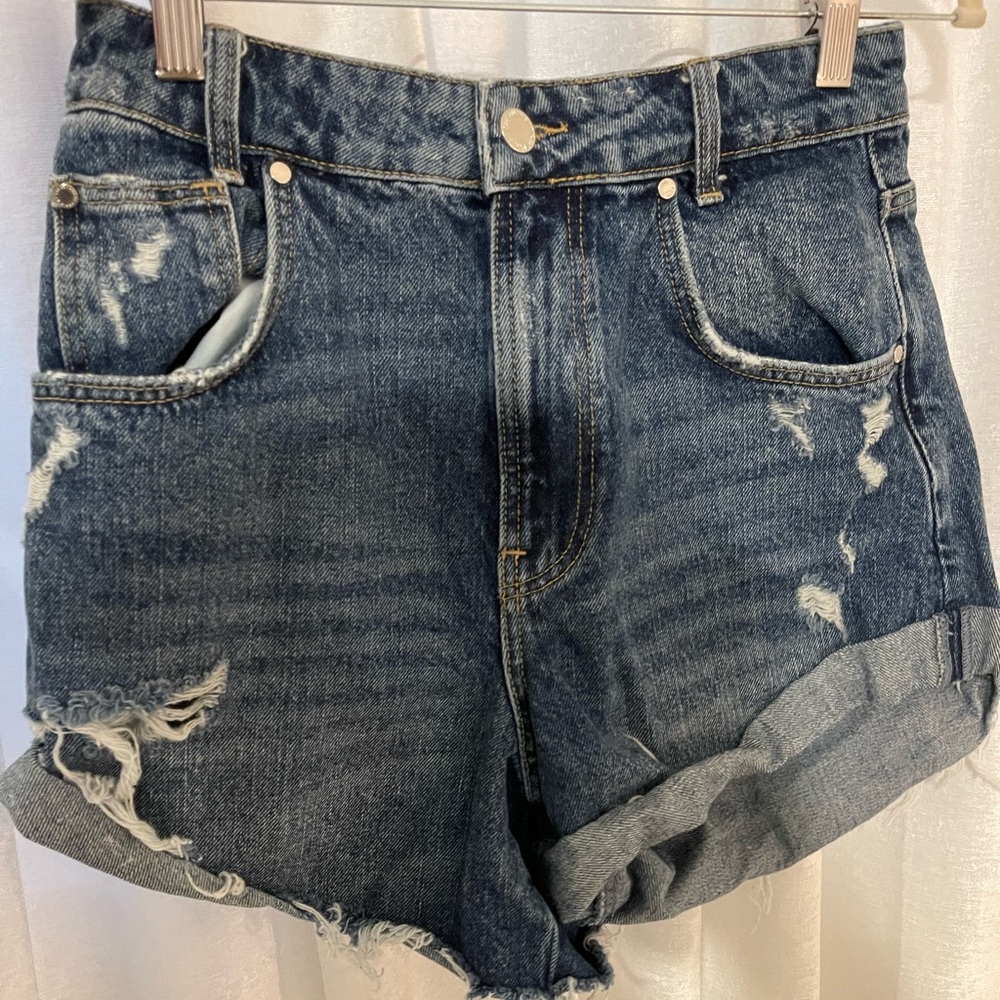 Zara high waisted jean shorts